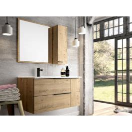 Tap on the products you like and add to cart to design your dream bathroom. Capri Honey Oak Wall Mounted Basin & Cabinet - 800 x 450 x ...