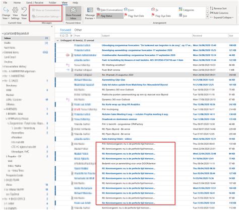 View conversations does not work for Inbox on Microsoft ...