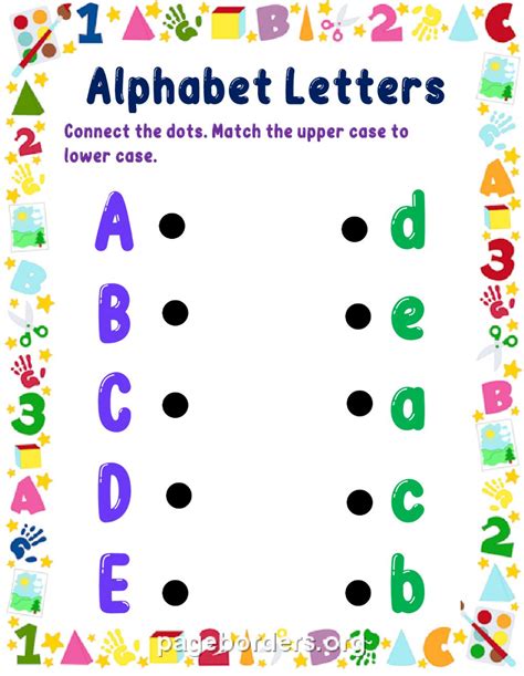 Alphabet Letters Worksheet