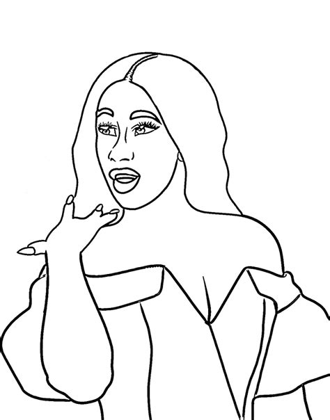Print Nicki Minaj Coloring Pages