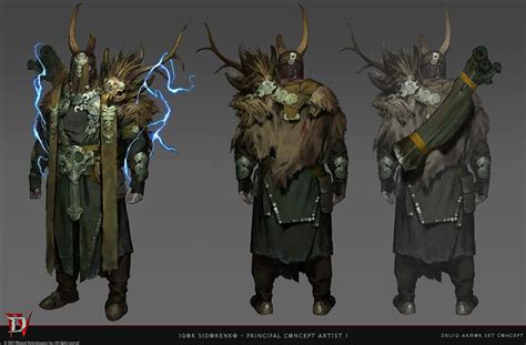 Druid Armor Concept Artwork Diablo Iv Art Gallery
