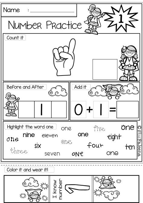 , maths worksheet for class 1 , free printable maths worksheets , number names worksheet for grade 1 Number 1-20 Practice (Set 2) | Kindergarten math, Math ...