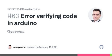 Error Verifying Code In Arduino · Issue 63 · Robotis Gitros2arduino
