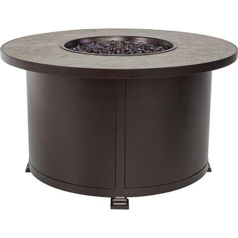 Ow Lee Santorini 42 Round Chat Height Fire Pit 5110 42rdc