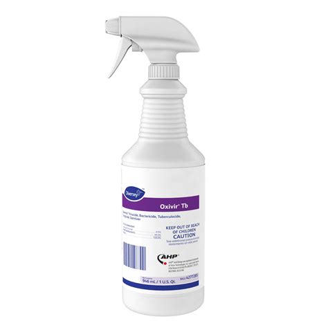 Diversey Oxivir Tb One Step Disinfectant Cleaner With AHP Hospital Virucide