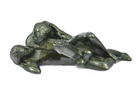 Handmade European Bronze Sculpture Erotic Figurine Male