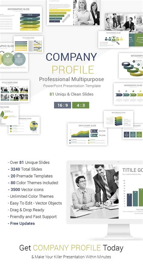 Company Profile Cover Page Ppt Foto Kolekcija