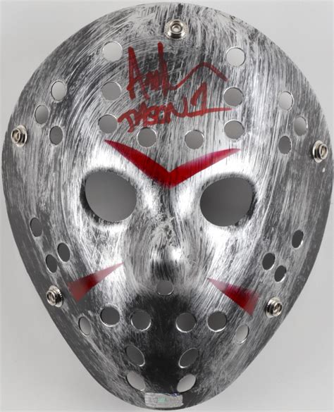 Ari Lehman Signed Friday The 13th Jason Voorhees Mask Inscribed Jason 1 Lehman See