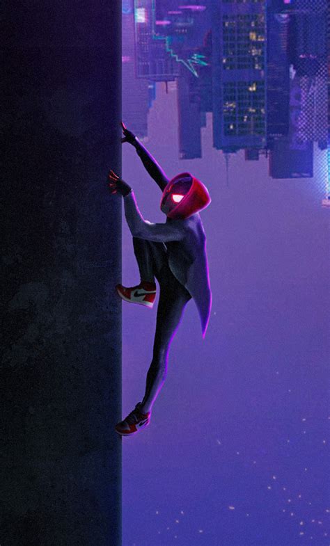 1280x2120 Miles Morales In Spider Man Into The Spider Verse Movie Art