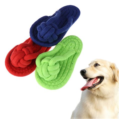 Pet Toy Slipper Shoes Shape Biting Chew Outdoor Traning For Small