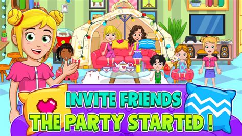 Pajama Party My Town Games