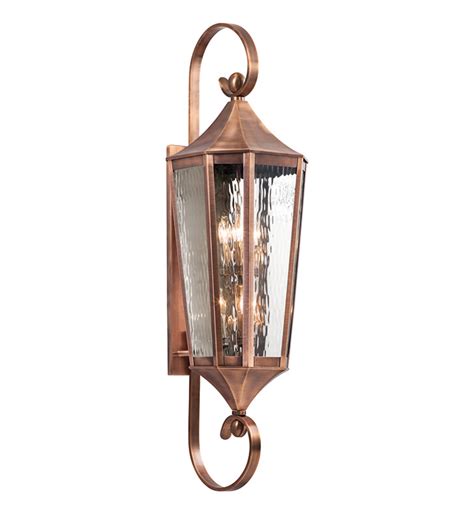 Guaranteed low prices on modern lighting, fans, furniture from ultramodern wall sconce lights by artemide to utilitarian yet modern wall sconces by hubbardton freight shipping may be required for heavy or oversized items, which includes large lighting fixtures. Kichler 49515ACO Stonebrook Collection 6 Light Large Outdoor Wall Sconce in Antique Copper