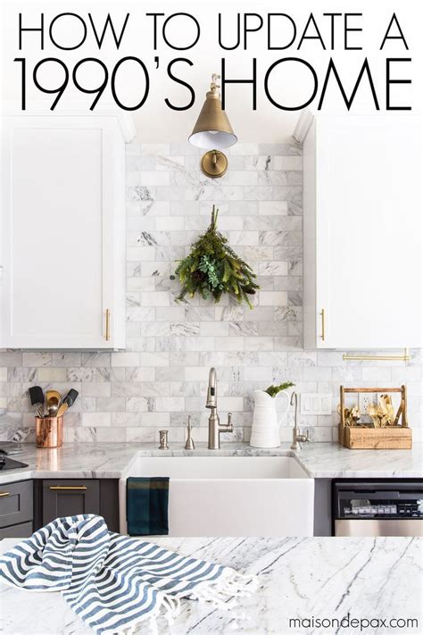 Updating 90s home exterior before and after. 90s Home Update: Before and After | Kitchen remodel ...