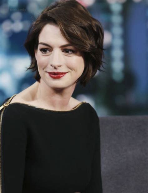 Anne Hathaway Short Hair Styles Thick Hair Styles Hairstyle