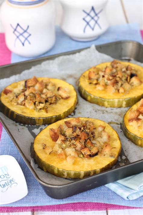 Pane raffermo ricette al forno. Ricetta medaglioni di zucca al forno | zucca gratinata con ...
