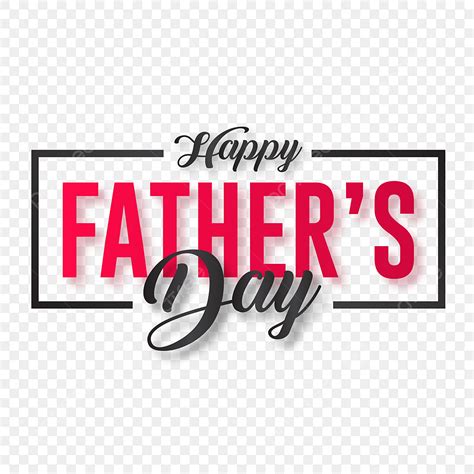 Decorative Happy Fathers Day Lettering Typography Vector Day Fathers