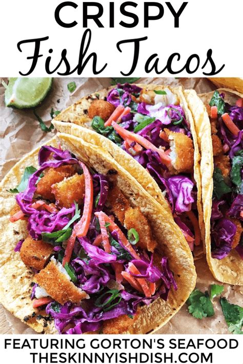 Coat fish with 1/4 cup mayonnaise. Crispy Fish Tacos - The Skinnyish Dish