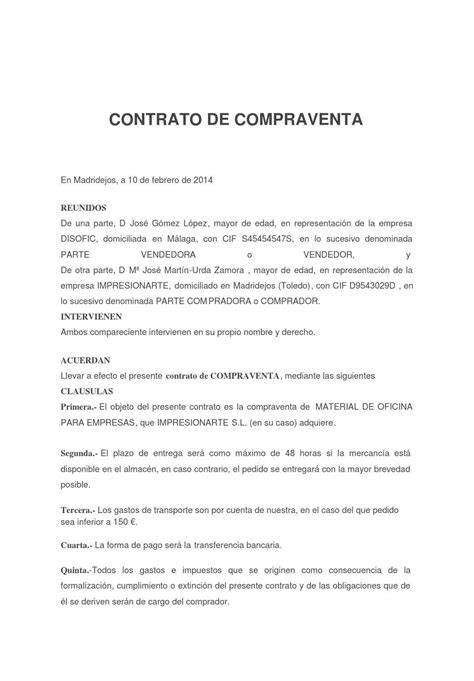 Contrato De Compraventa By Startup09 Consaburum Issuu