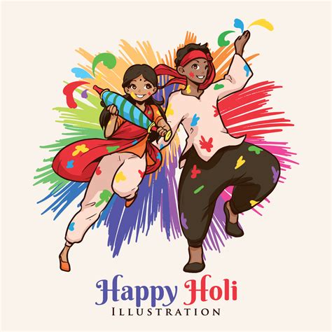 Holi Vector Art Icons And Graphics For Free Download