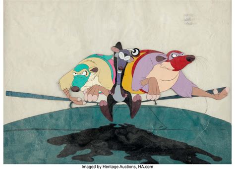 All Dogs Go To Heaven At The Rat Race Production Cel Don Bluth