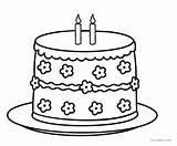 Birthday Candle Coloring Pages Getcolorings Colo sketch template