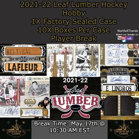 Kevin Stevens 2021 22 Leaf Lumber Hockey Hobby 1 Case Player Break