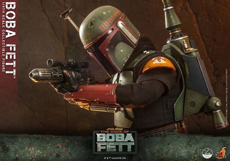 boba fett hot toys qs022 star wars the book of boba fett 1 4th scale collectible figure