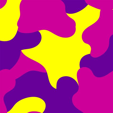 Purple Pink Yellow Camouflage Vector Pattern Free Download