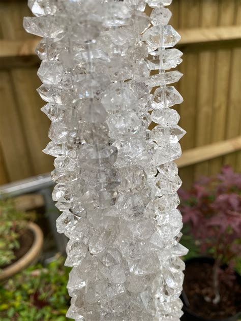 Large Rustic Herkimer Diamond Drilled Crystal Beads Some Etsy Uk
