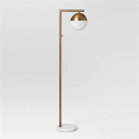 Geneva Single Glass Globe Floor Lamp Brass Project 62™ Globe Floor Lamp Brass Floor Lamp