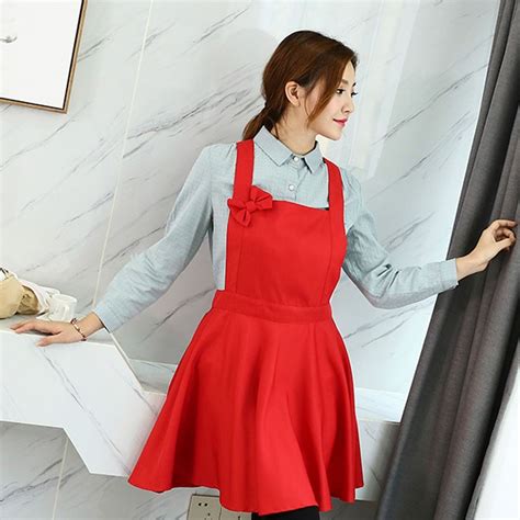 Buy Bow Tie Waterproof Kitchen Cooking Apron Fashion