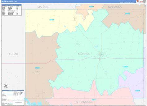 Maps Of Monroe County Iowa