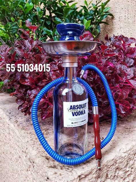 Absolut Vodka Botella Shisha Hookah Narguile 90000 En Mercado Libre