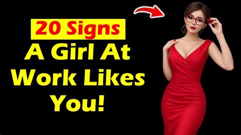 20 hidden signs a girl at work likes you does female coworker like me romantically youtube