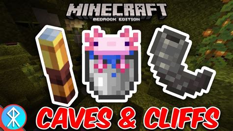 Minecraft Caves And Cliffs Addon Bedrockmcpexbox Youtube