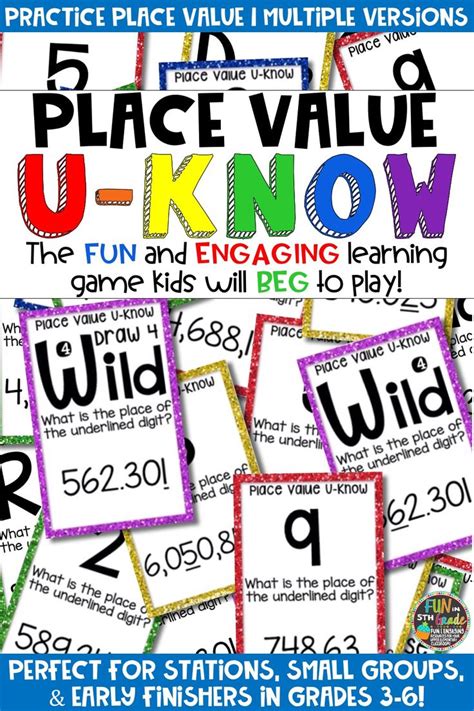 Students Love Playing U Know Games For Fun Review Of Place Value Or For
