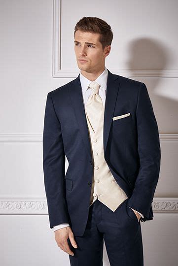 Pugi baby hochzeitskleid dunkelblau 4 tlg fur neugeborene dilaras babybekleidung. Hochzeitsanzug nach Maß dunkelblau mit Weste in creme ...