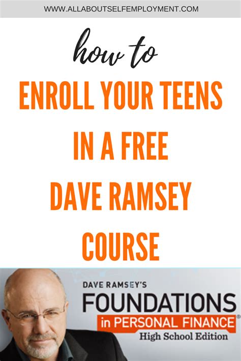 Find the right instructor for you. My teens took a FREE Dave Ramsey course online. Find out ...