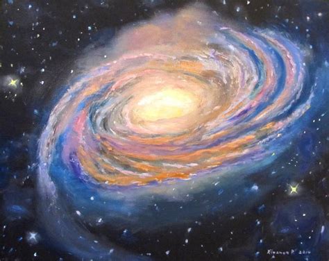 Milkyway Galaxy Painting By Eleanor Pauling Saatchi Art