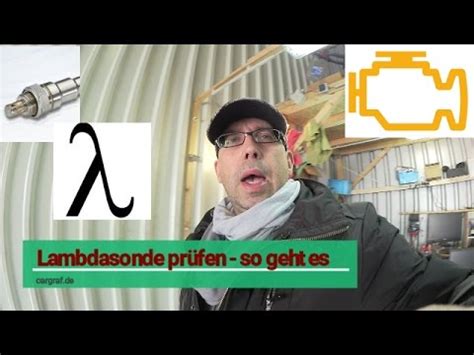 ️ abgassystem lambdasonde / breitband lambdasonde vor kat prüfen und testen teil 2. Lambdasonde prüfen / Oxygen Sensor Check - YouTube