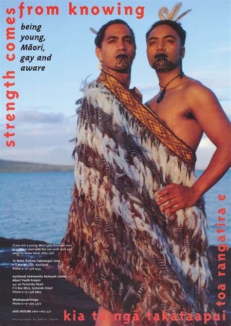 Strength Comes From Knowing Maori Aimed HIV Awareness Poster New