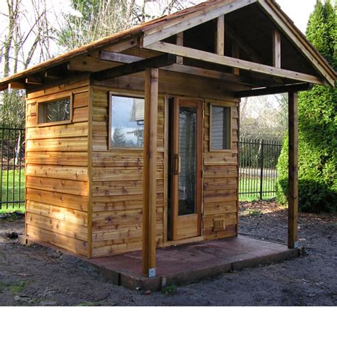 5x7 Outdoor Sauna Kit Heater Accessories Porch Roof