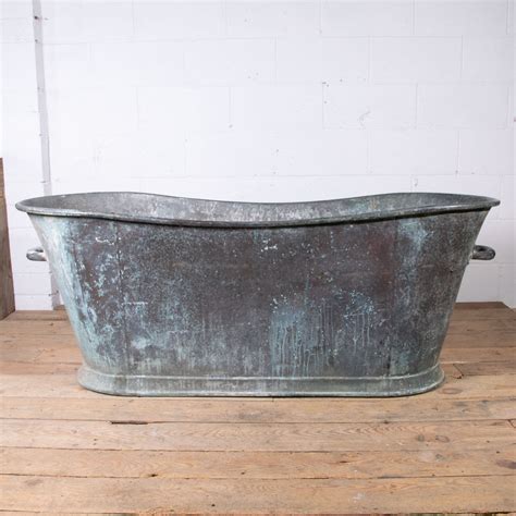 Antique Copper Bathtub With Handles Antique French Baths Ltd