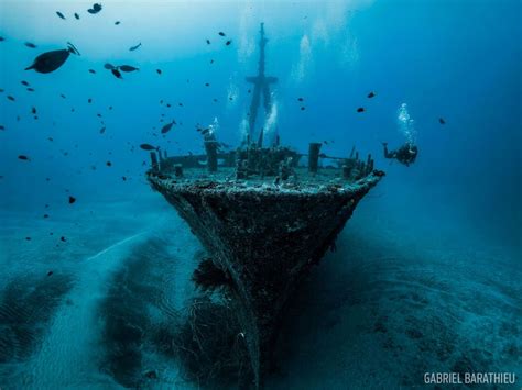 Hai Siang Shipwreck Underwater Reunion Island Shipwreck