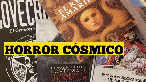 ⛔ Recomendacion De Libros Y Autores De Horror Cosmico ⛔ Youtube