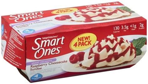 This search takes into account your taste preferences. Smart Ones Raspberry Cheesecake, 4 Pack Sundae - 4 ea ...