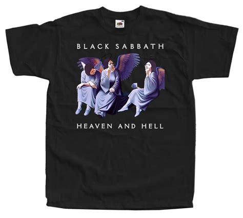 Black Sabbath Heaven And Hell Album Cover T Shirt Dtg S 3xl Newest 2019 Fashion Stranger