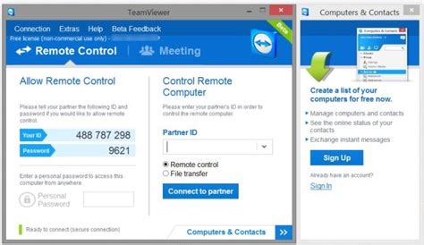 There are some reports that this software is potentially malicious or may install other unwanted bundled software. Download TeamViewer 9 Free Full Version