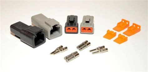 Sell Deutsch Dtp 2 Pin Genuine Black And Gray Connector Kit 12 14 Awg