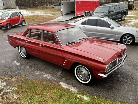 Maroon 1962 Pontiac Tempest Sedan For Sale